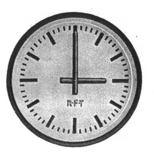 RFT Nebenuhr rund